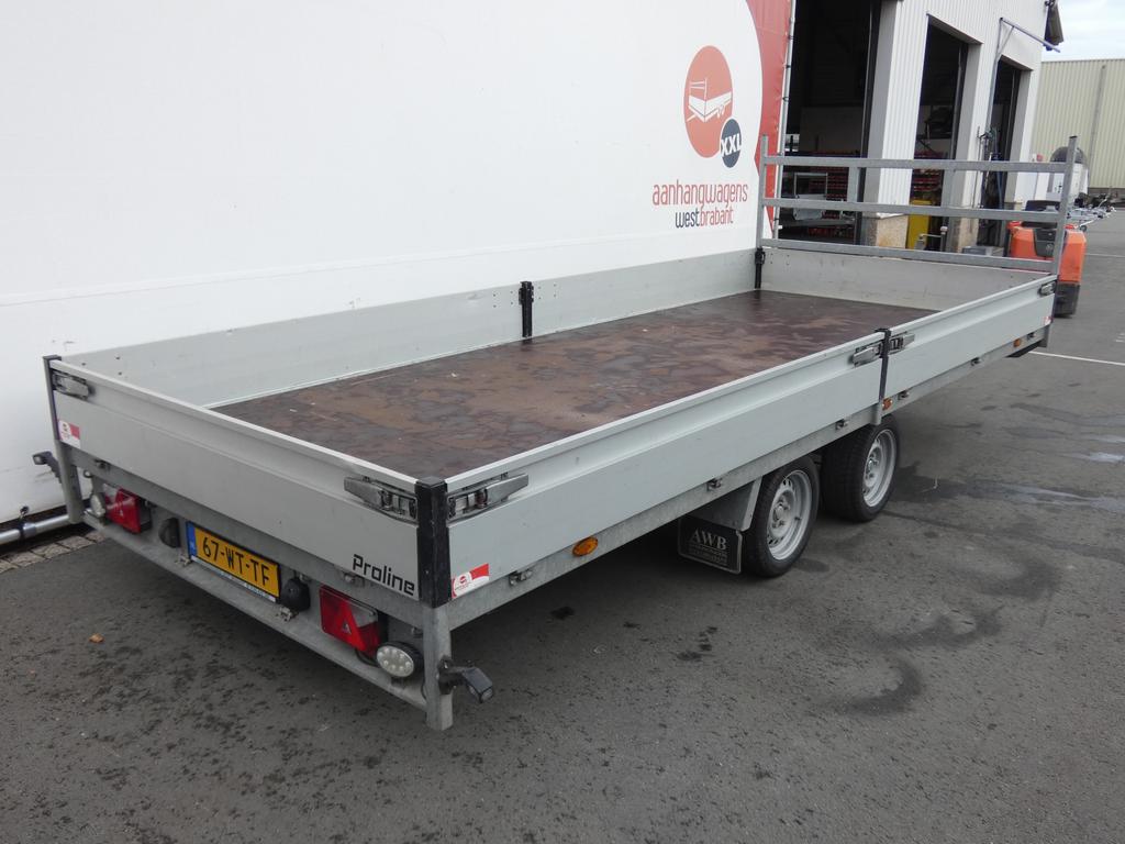 Proline Plateauwagen tandemas 500x200cm 2700kg